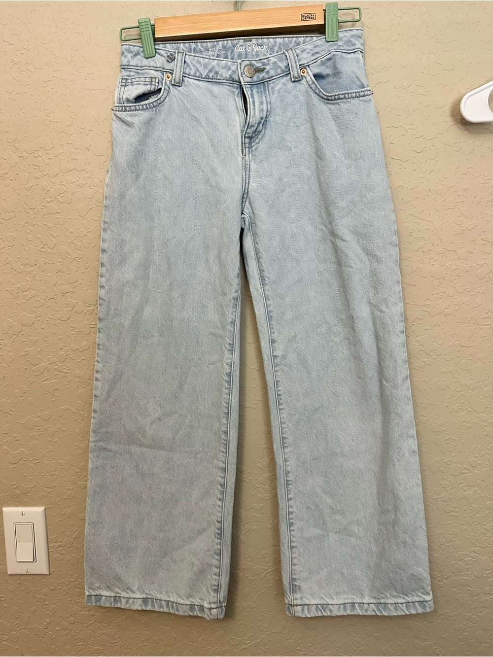 Cat & Jack Light Blue Wide Leg Jeans